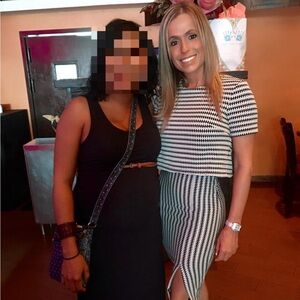 Miss Selfridge 2 Black and White Layered Dress